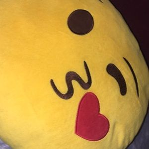 Kissing Emoji Pillow 😘